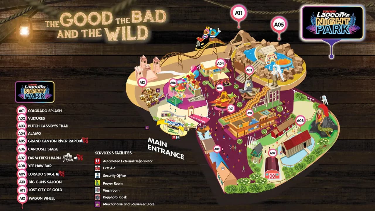 Sunway Lagoon Theme Park Ticket - Photo 44